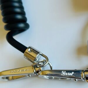 Authentic Dolce & Gabbana x Persol Elastic Sunglass Strap Croakie Black D&G